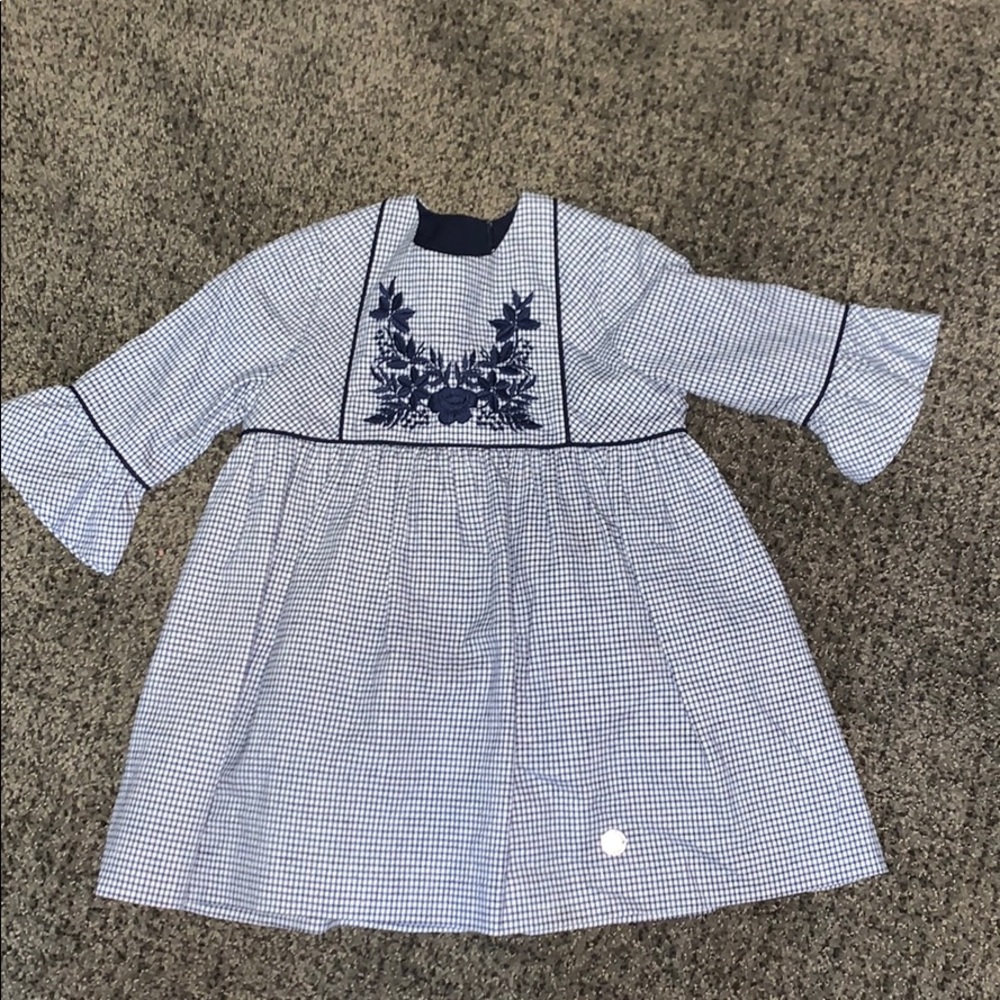 Pili Carrera embroidered dress with sleeves size 2